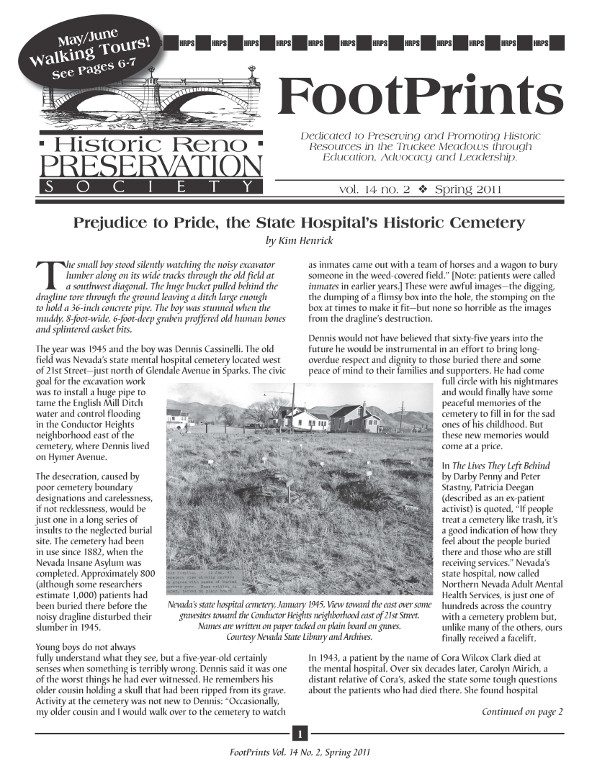 FootPrints Volume 14, Number 2, Spring 2011